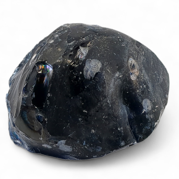 Cobalt Blue Manganese Fenton Glowing Art Glass Cullet #4GX14 - Picture 5 of 8